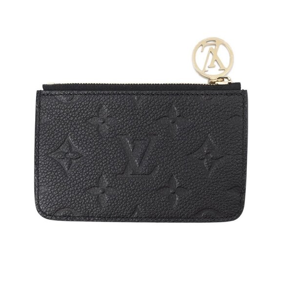 LOUIS VUITTON Card Case Porto Cult Romy Monogram Empreinte Leather Noir M81883 - Picture 3 of 8